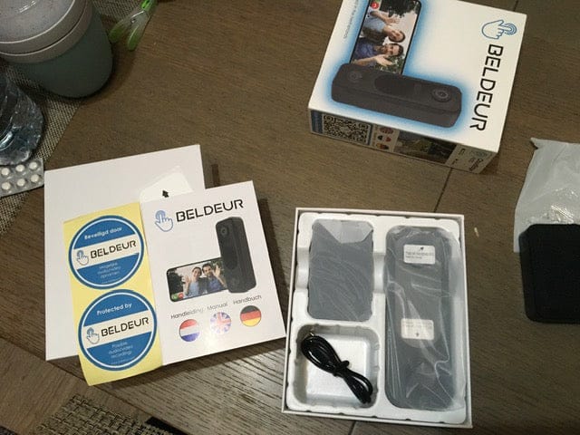 Customer photo review of Draadloze Video Deurbel Totaalpakket
