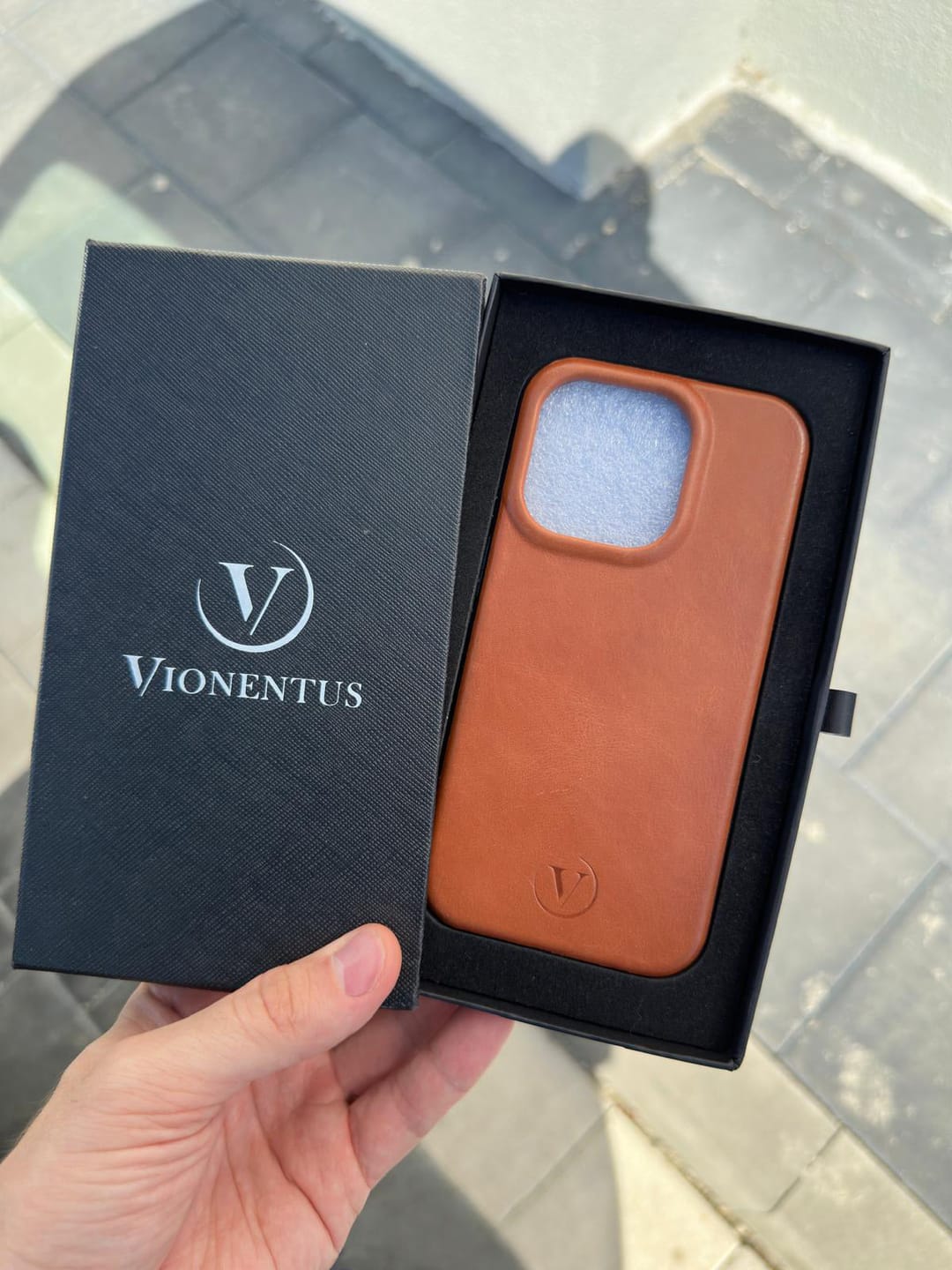 Customer photo review of iPhone 15 Series Elite Leather Case