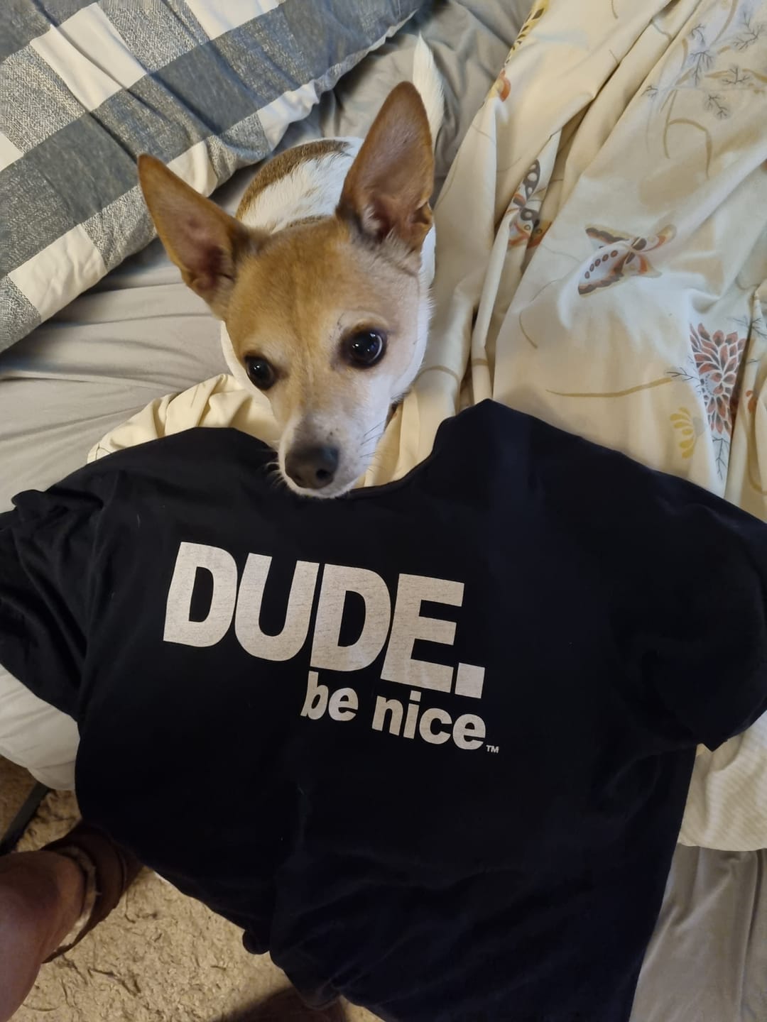 Customer photo review of Big Block with Bolts Tee (Unisex)