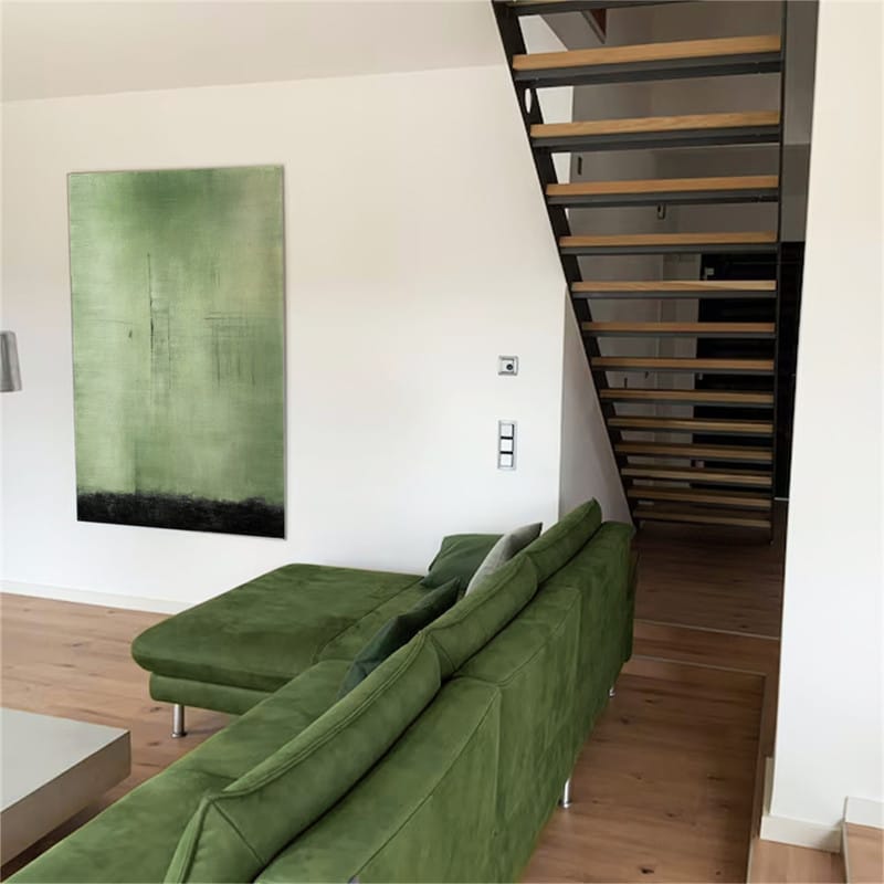 Customer photo review of Abstract Painting Canvas #AP065