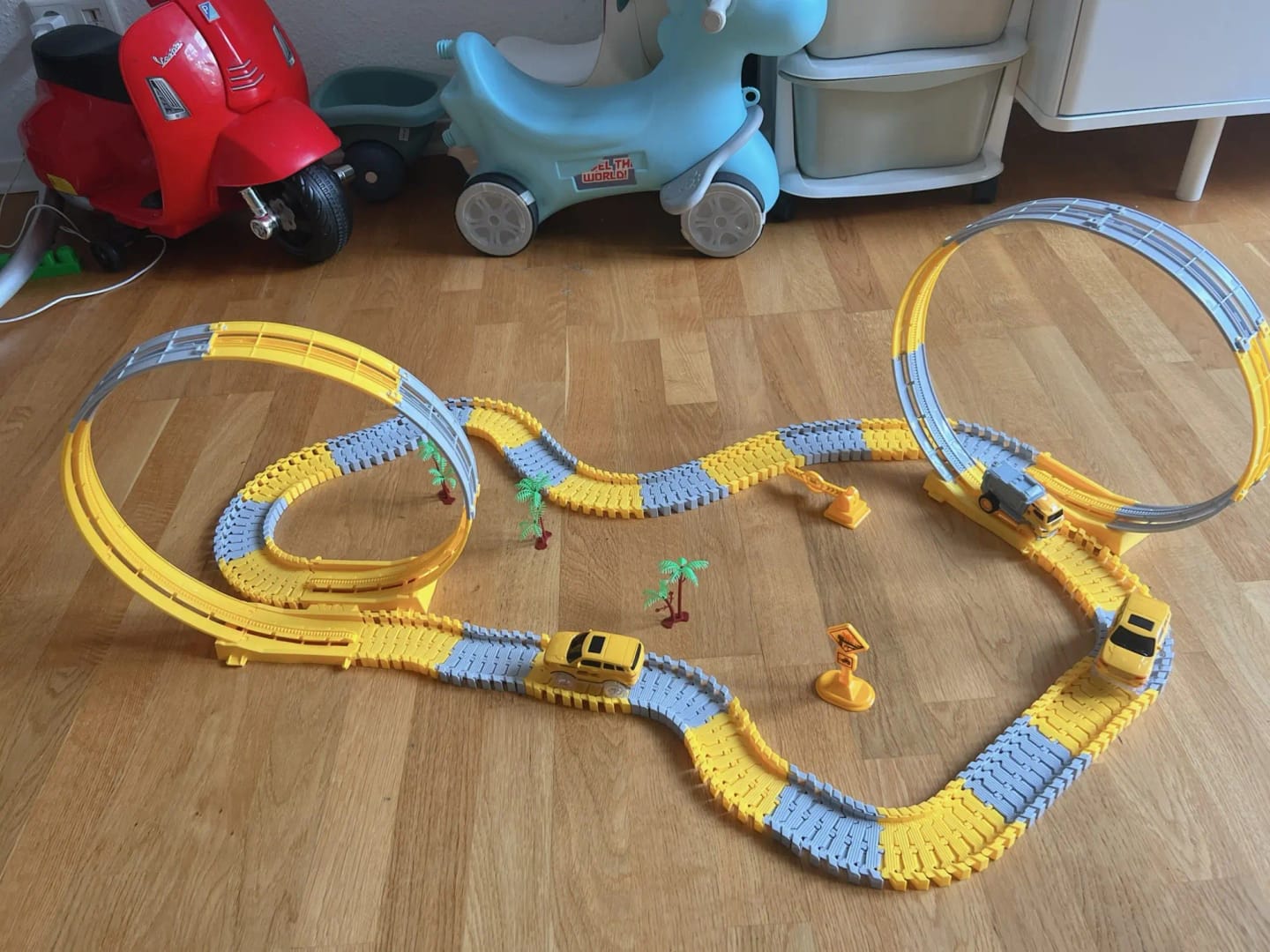 Customer photo review of Montessori FlexiPath™ – Educational Adventure Track | Construction Site