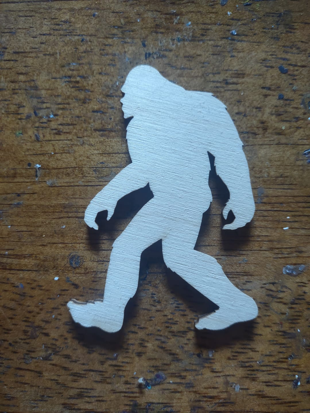 Customer photo review of Unfinished Wood Bigfoot Sasquatch Silhouette - Craft- up to 46" DIY