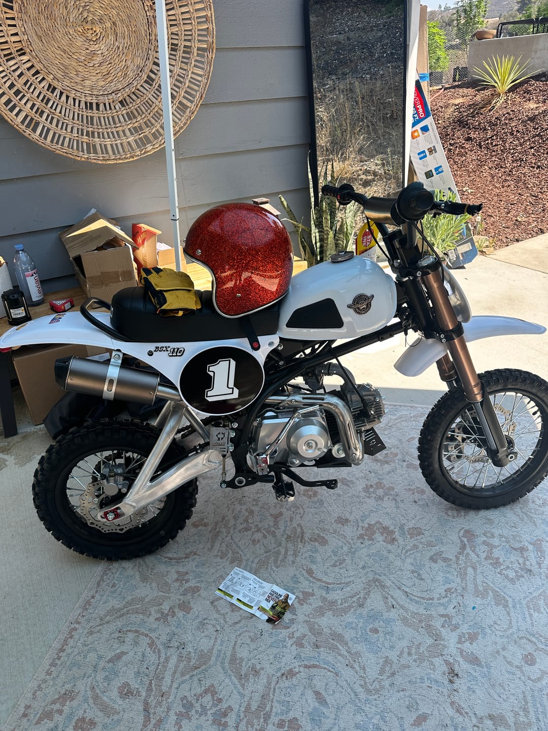 Customer photo review of Buscadero BSX 140 Pit Bike