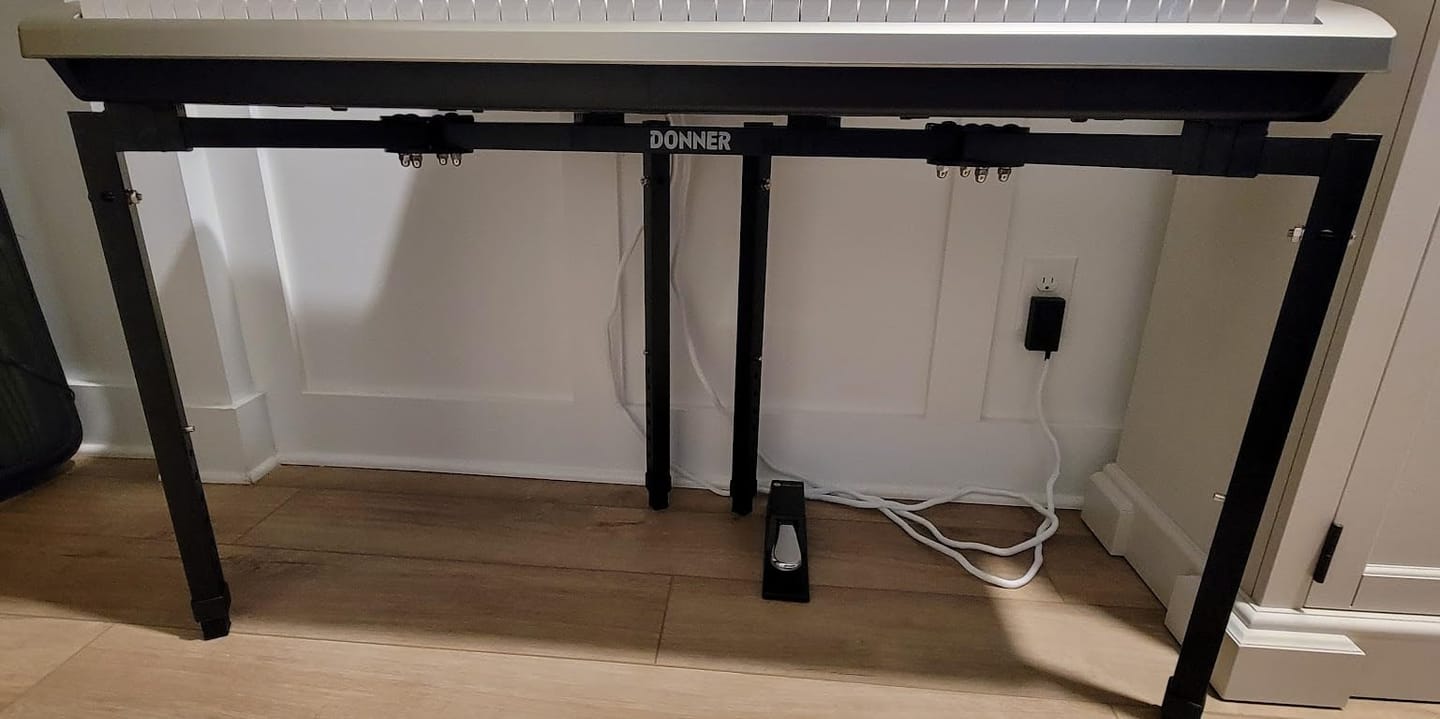 Customer photo review of Donner DKS-200 Pied Réglable Pliable Pour Clavier Noir