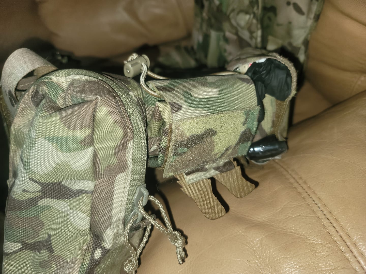 Customer photo review of Folding Dump Pouch GRIDLOK