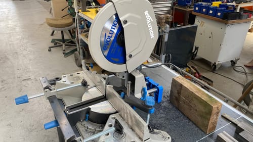 Customer photo review of Lame de précision pour acier TCT 355mm Evolution 90 dents alésage 25.4mm pour scie à onglet et scie à tronçonner