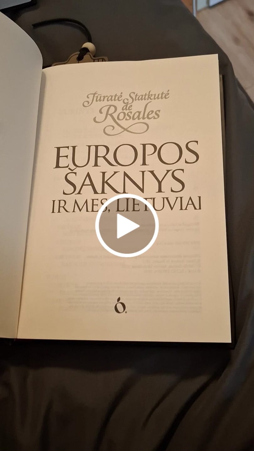 Customer video review of Europos šaknys ir mes, lietuviai: kas iš tikrųjų nulėmė Europos istorijos kryptį – Romos imperijos legionai ar neįminti baltų tautų pėdsakai?