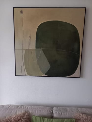 Customer photo review of Abstract Painting Canvas #AP184