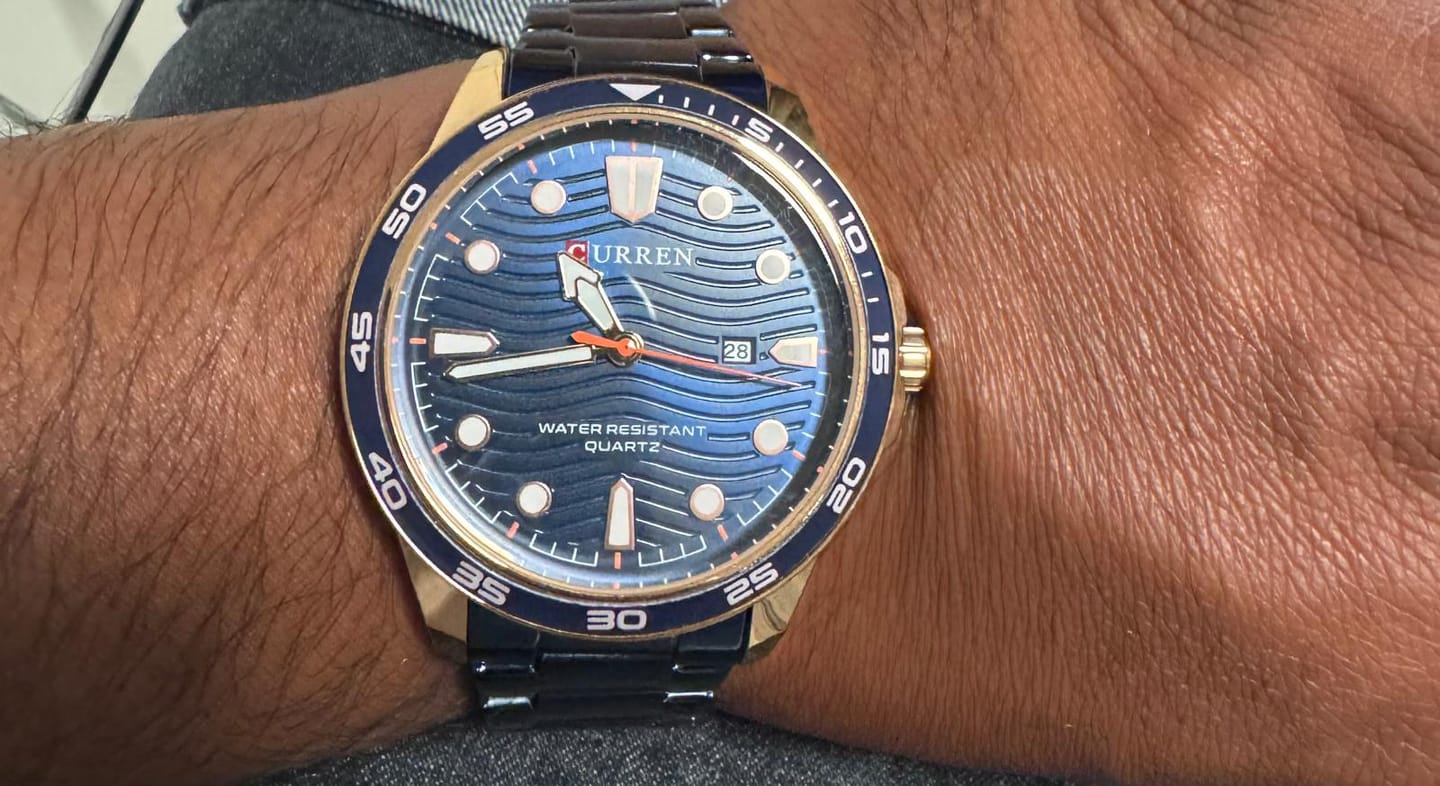 Customer photo review of Curren Ginevra® orologio uomo acciaio