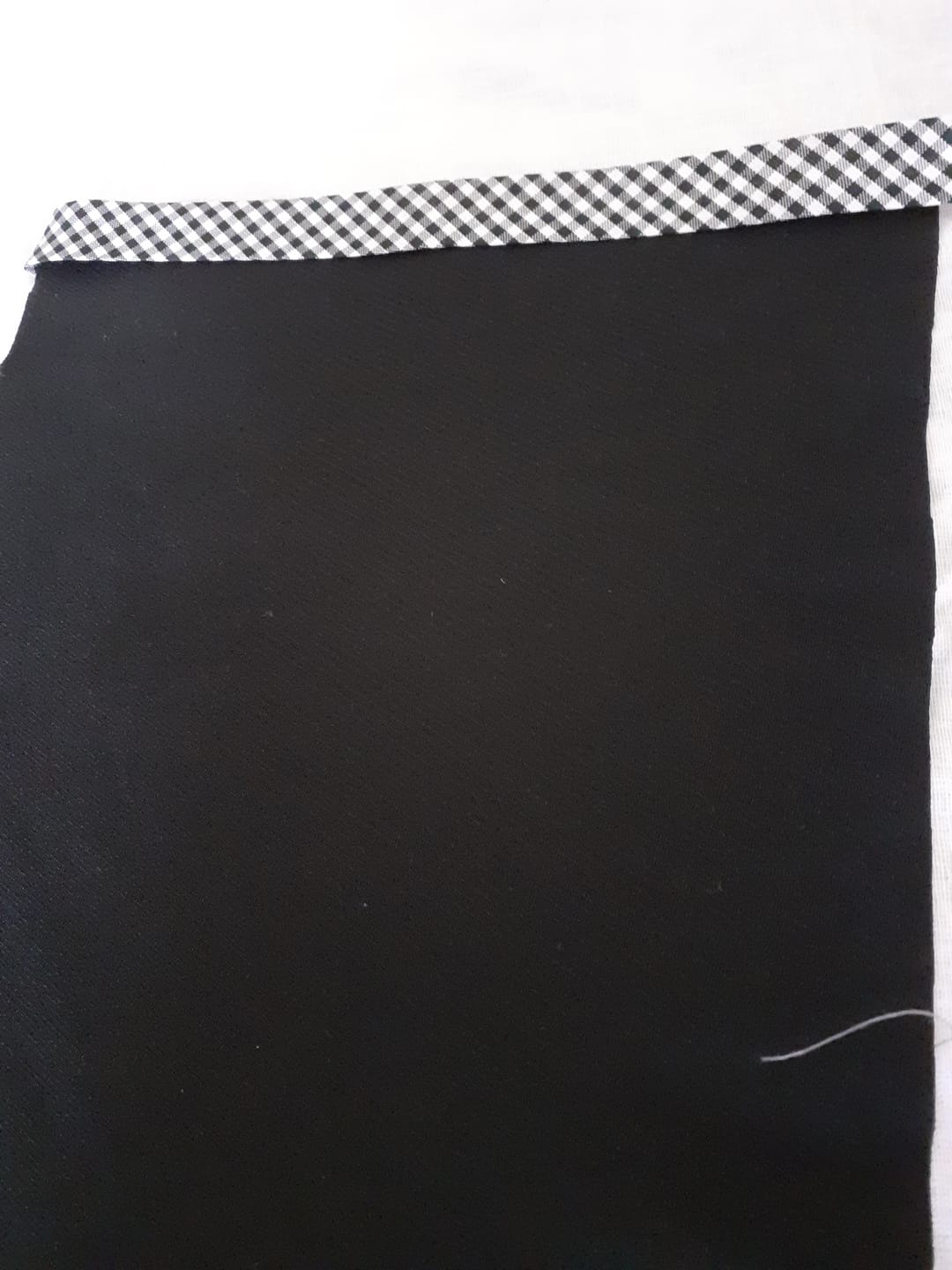 Customer photo review of Gingham Polycotton Bias Binding Tape - 5 metres