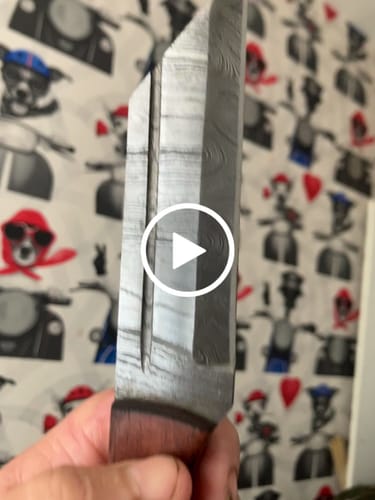 Customer video review of Seconds Damascus Knife