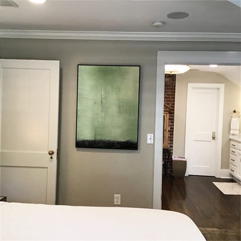 Customer photo review of Abstract Painting Canvas #AP065