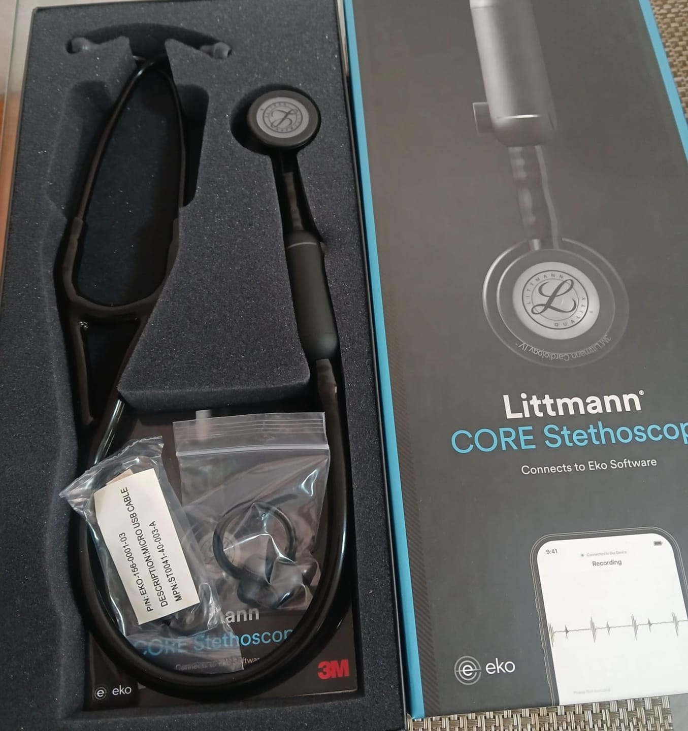 Customer photo review of 3M™ Littmann® CORE Digital Stethoscope - Black 8480