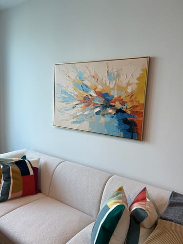 Customer review photo for COLORFUL PAINTING #CA121