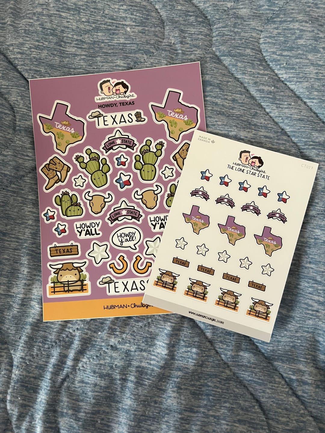 Customer photo review of Texas Sticker Set