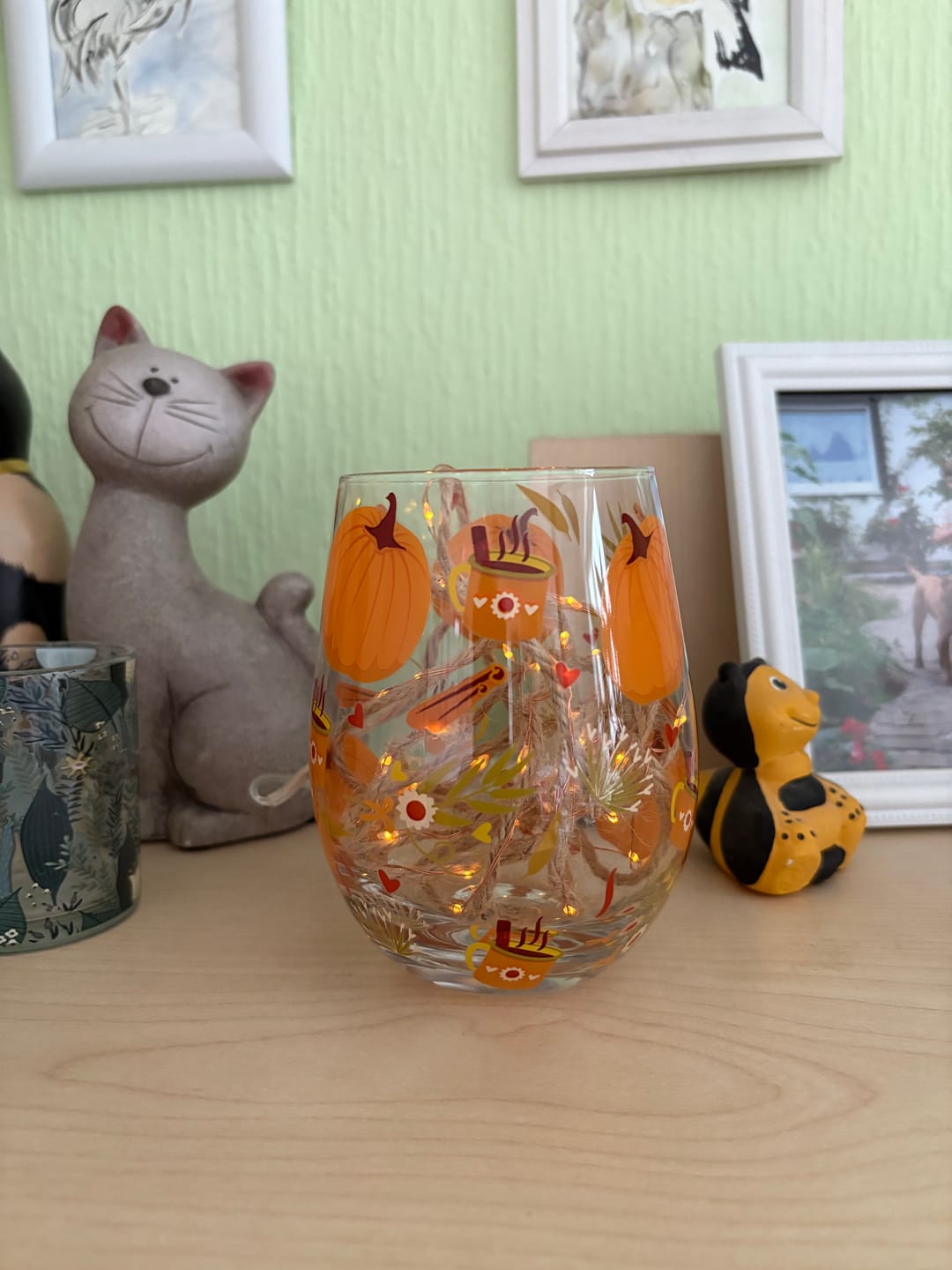 Customer photo review of Herbst Trinkglas