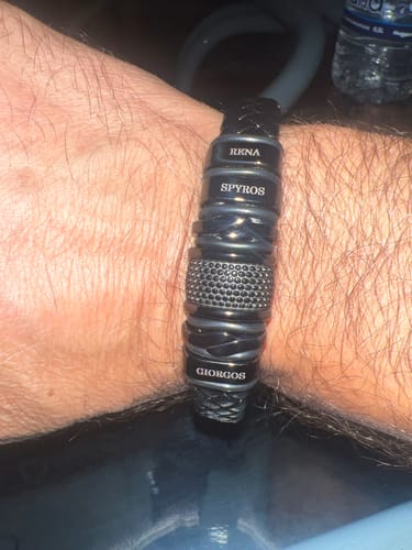 Customer photo review of Bracelet: Black