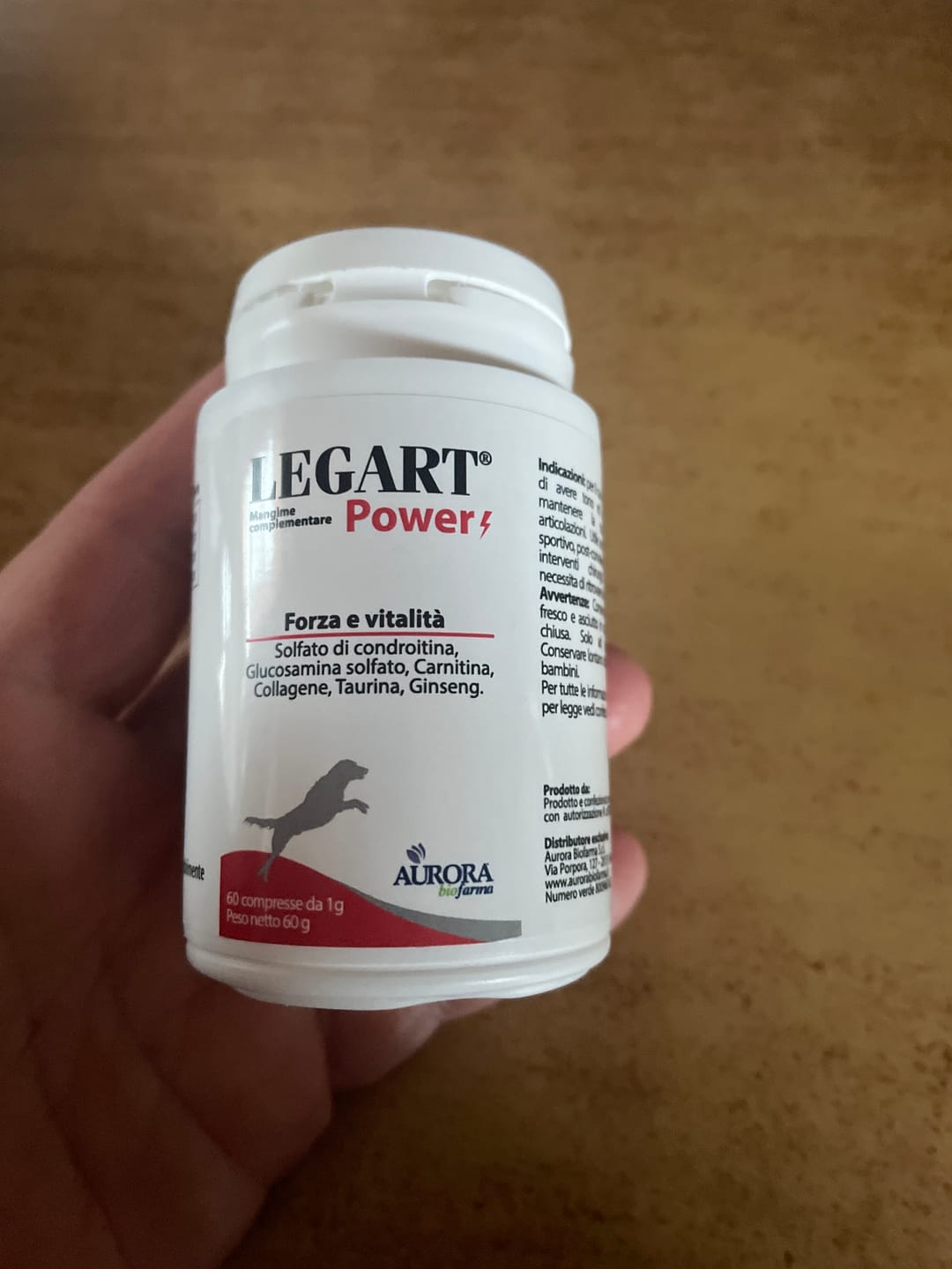 Customer photo review of LEGART POWER 60 cpr - Supporto Articolare Per Cani