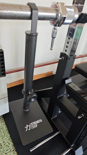 Customer photo review of Eccentric Bench/Squat Hooks - Fully Adjustable
