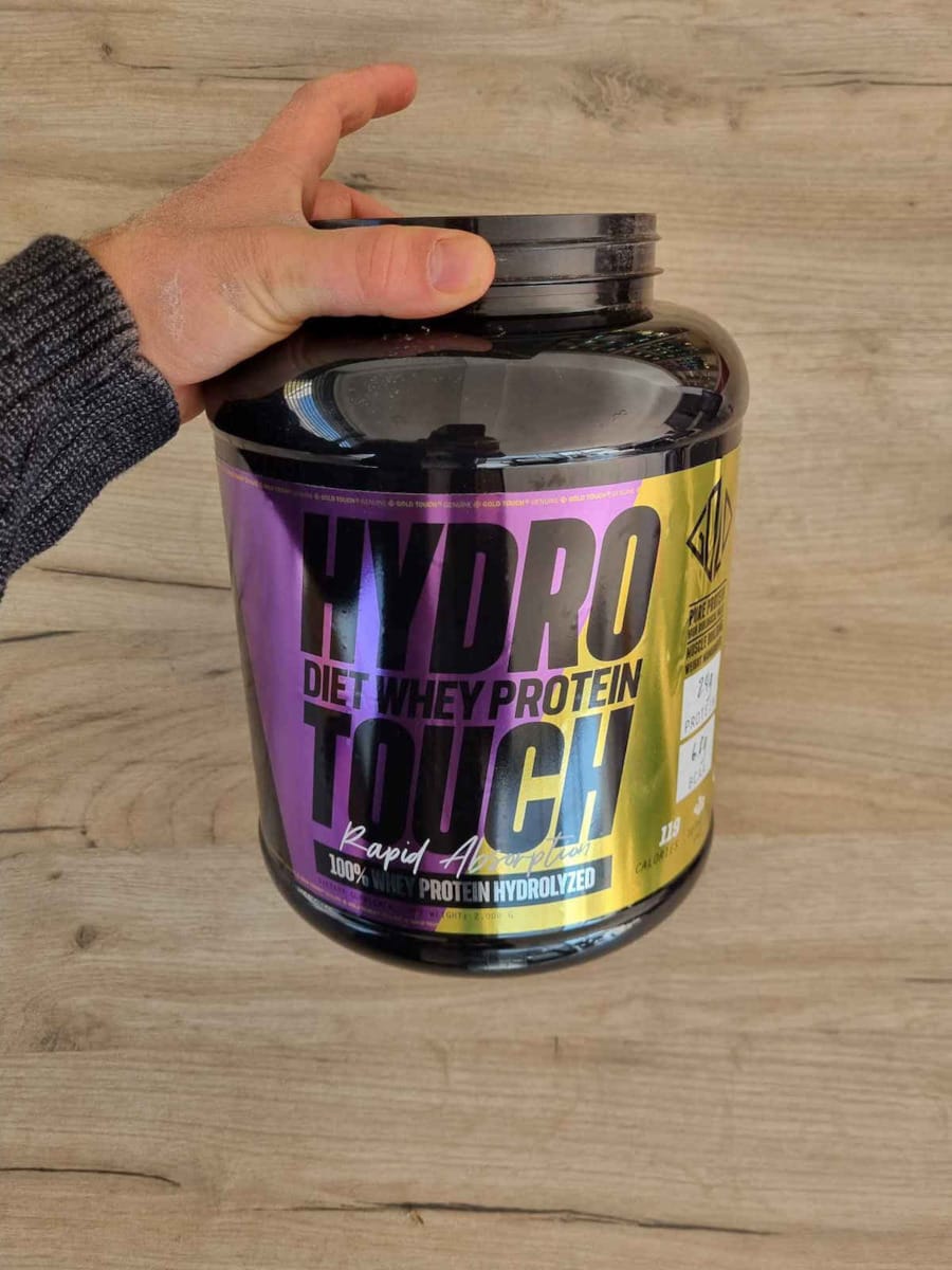 Customer photo review of Hydro Touch Diet Whey Protein 2kg