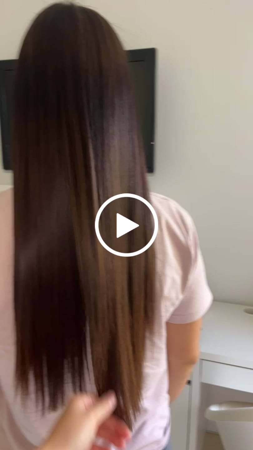 Customer video review of Kit de lissage tanin