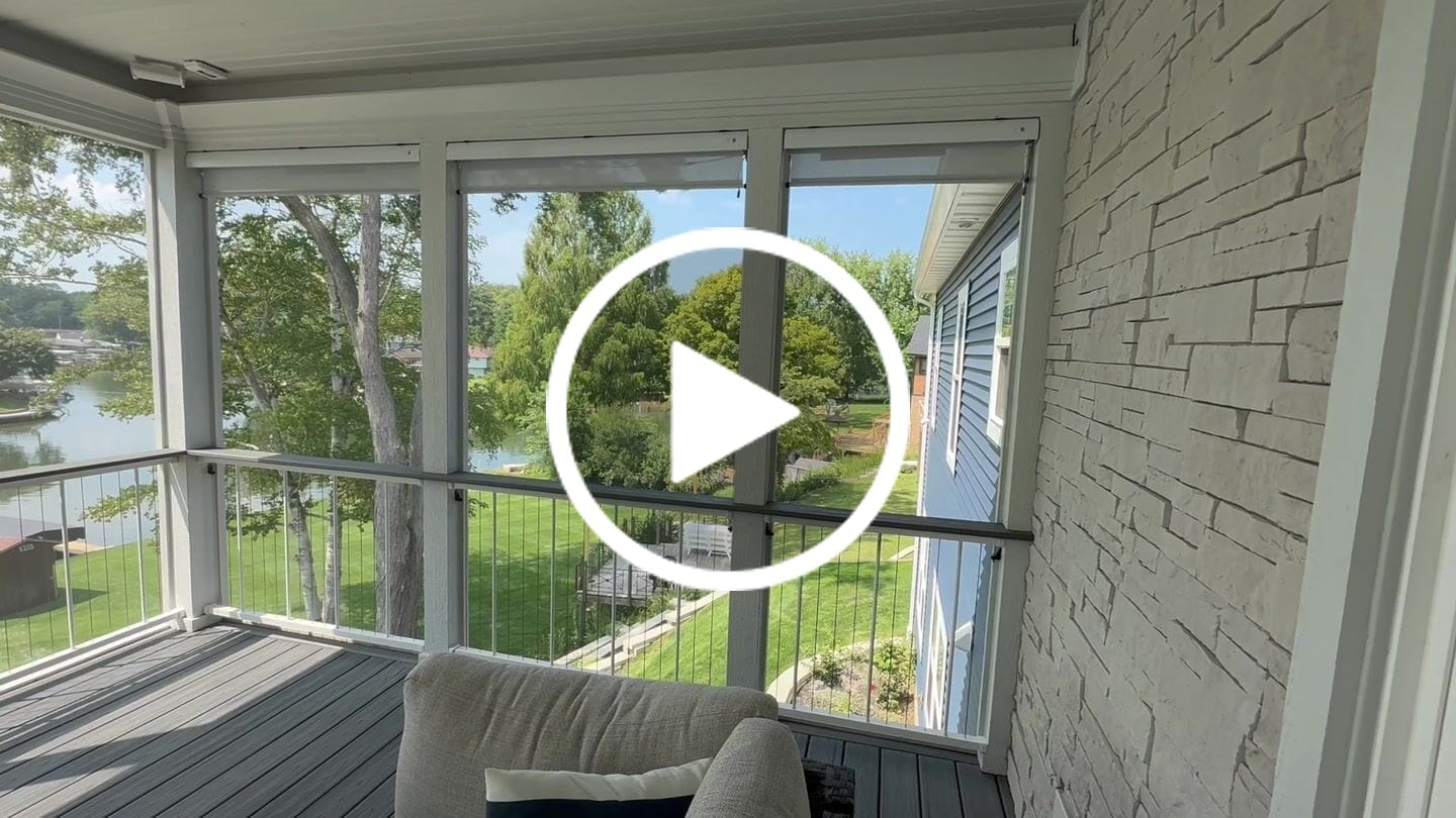 Customer video review of SmartWings Motorized Outdoor Shades 1%/3%/5% Openness
