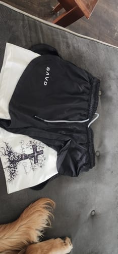 Customer photo review of 'Rooted in Christ' Women's Performance Shorts
