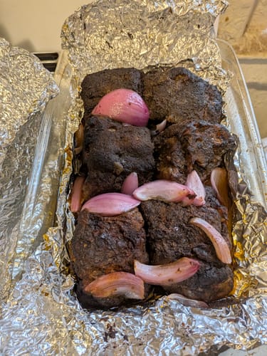 Customer photo review of Cajun Spicy Oxtail Softballs