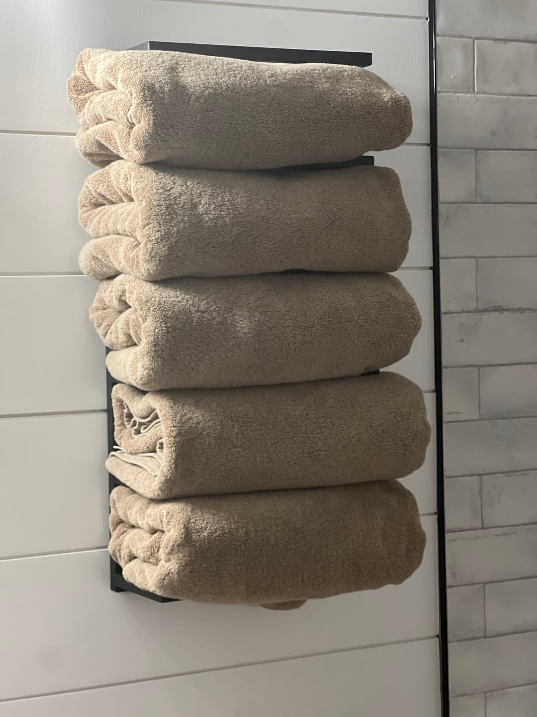 Customer photo review of Multiple Towel Rack