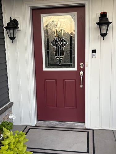 Customer photo review of Wexford Glass and Frame Kit (Half Lite)