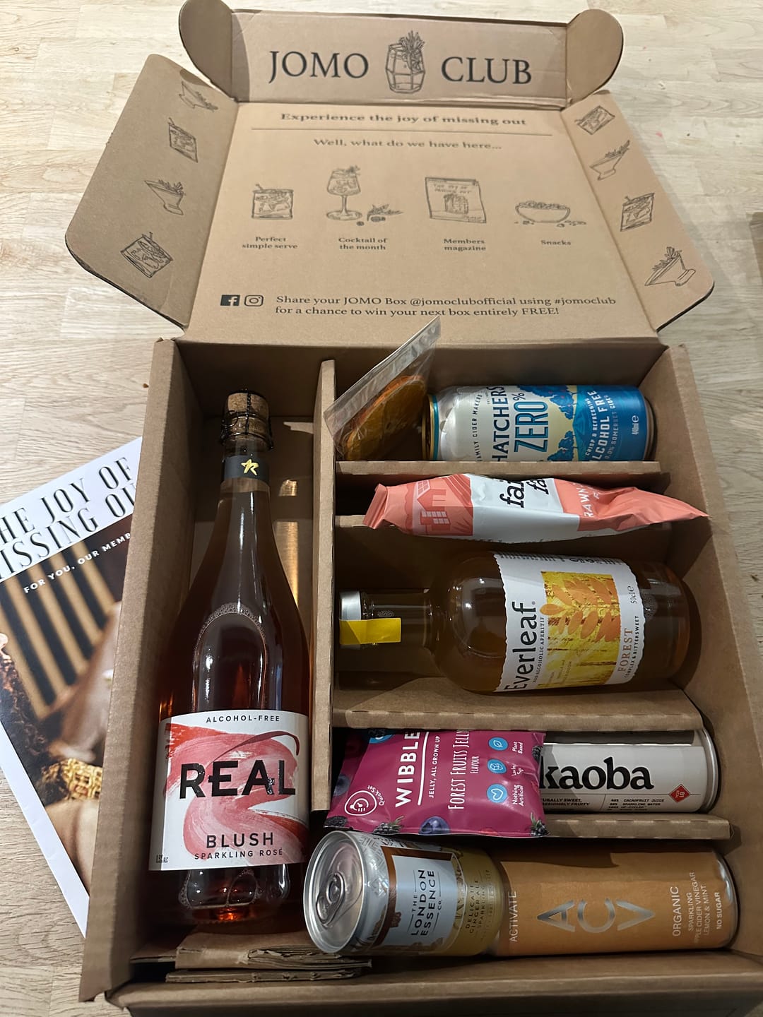 Customer photo review of Monthly, Bi-Monthly or Quarterly JOMO Box