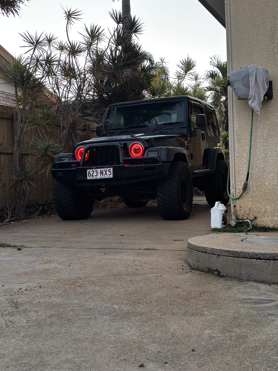 Customer photo review of 7" 'Halo' LED Colour Chasing Headlights