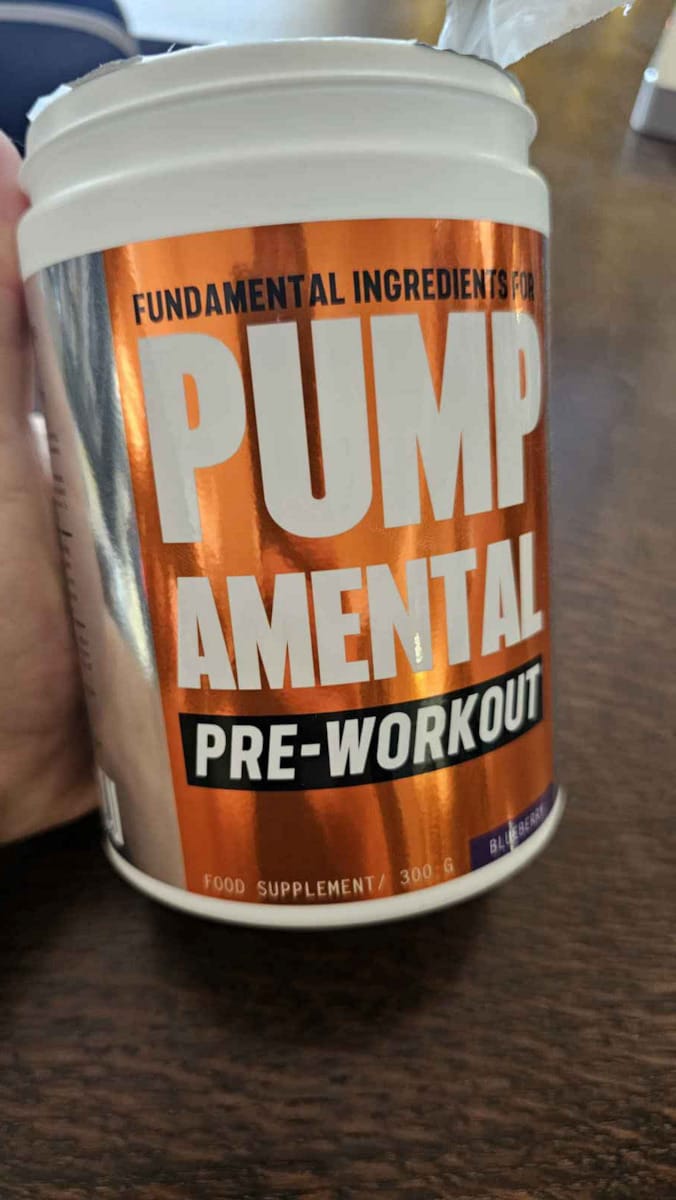 Customer photo review of Pump Amental Pre Workout 300 gr Bubblegum