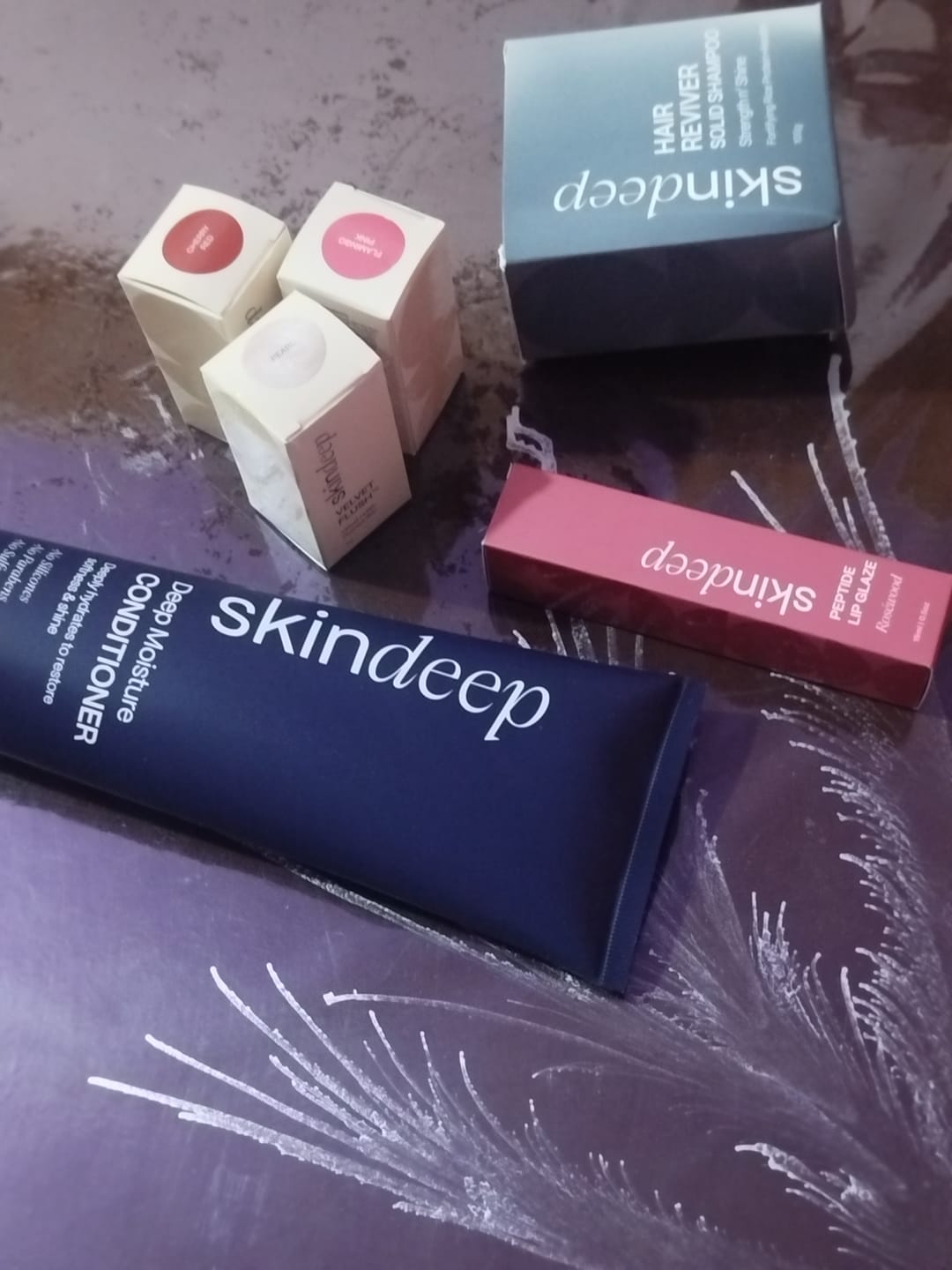 Customer photo review of Velvet Flush Trio