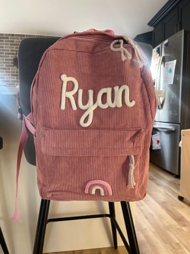 Blair A. review of K&C - Personalized Knitted Backpack image 1 out of 2