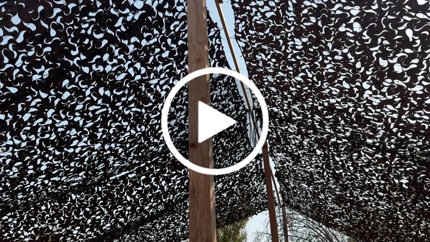 Customer video review of Bundeswehr Tarnnetz