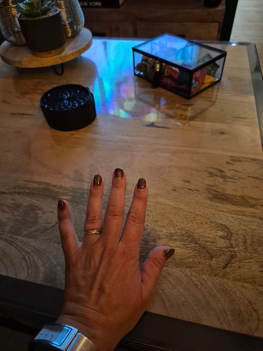 Customer photo review of Peel Off Base Coat