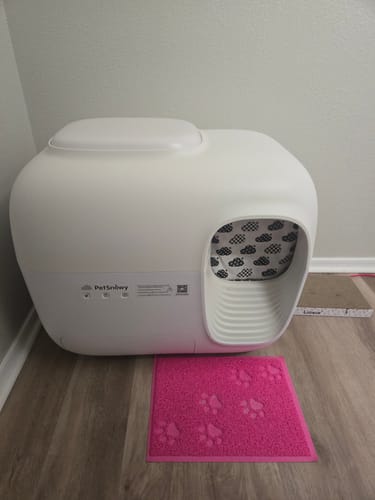 Customer photo review of Self-Cleaning Litter Box