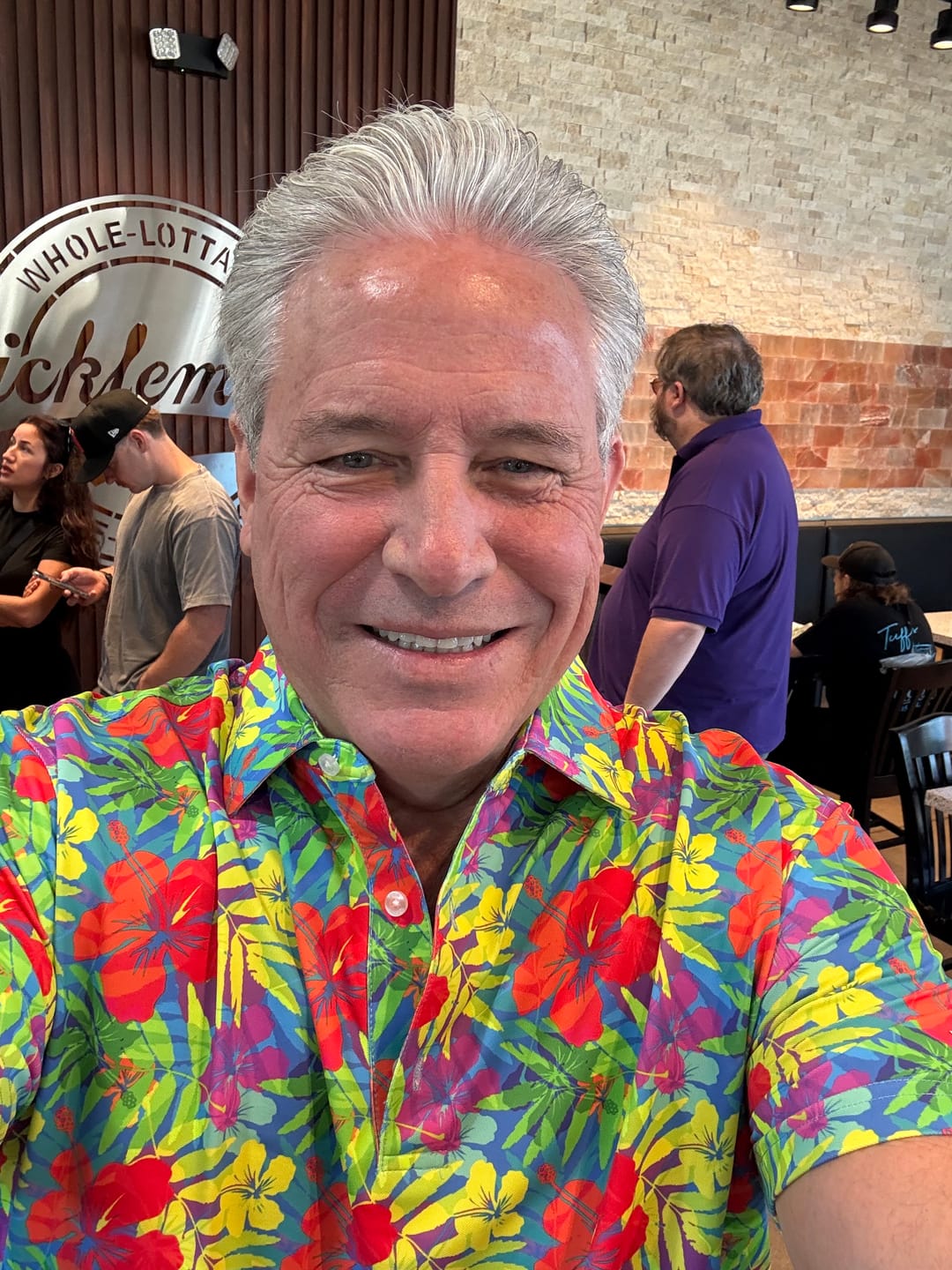 Customer photo review of Pique Stretch Polo