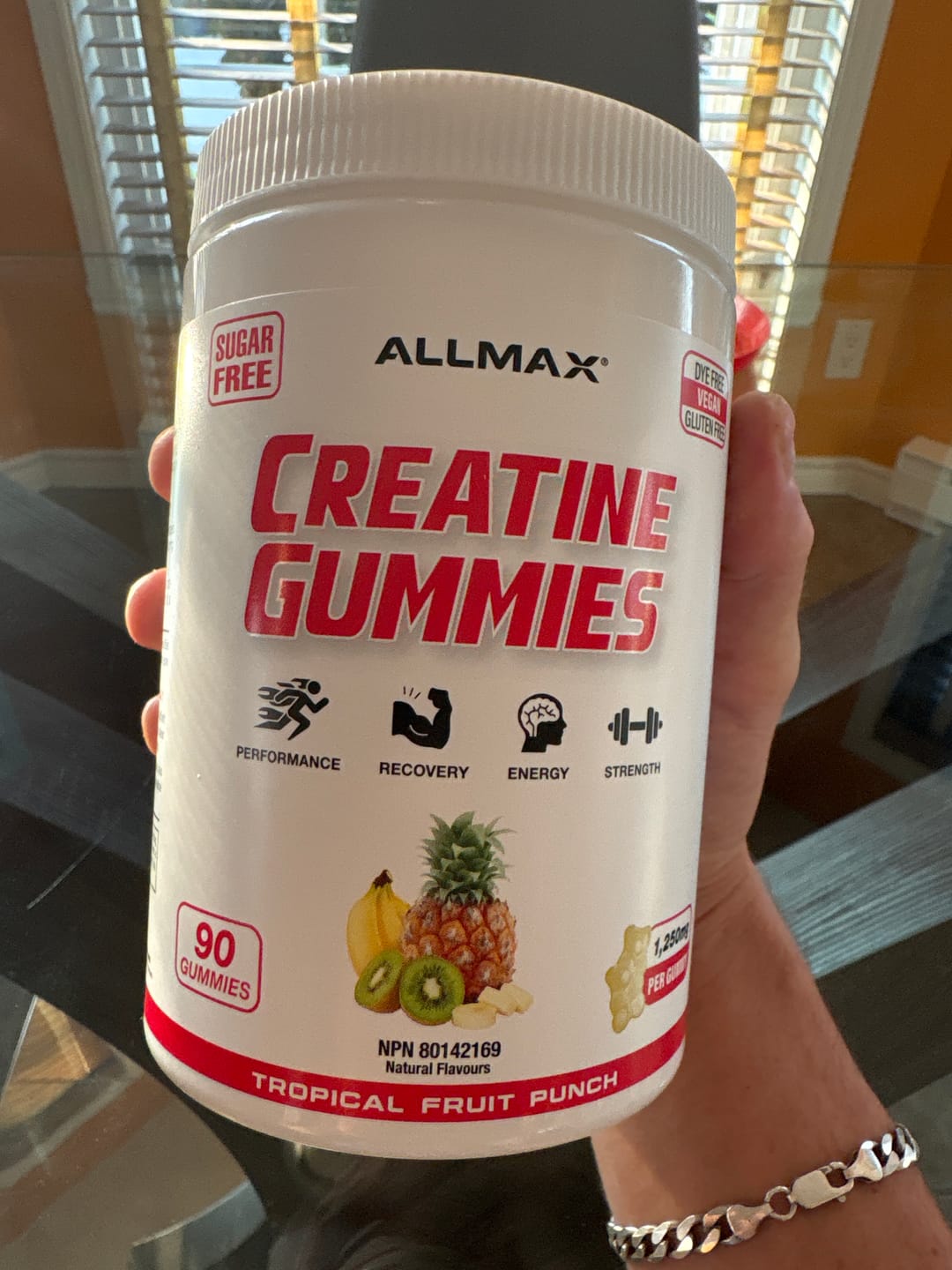 Customer photo review of Allmax - Creatine Gummies - 90 Gummies