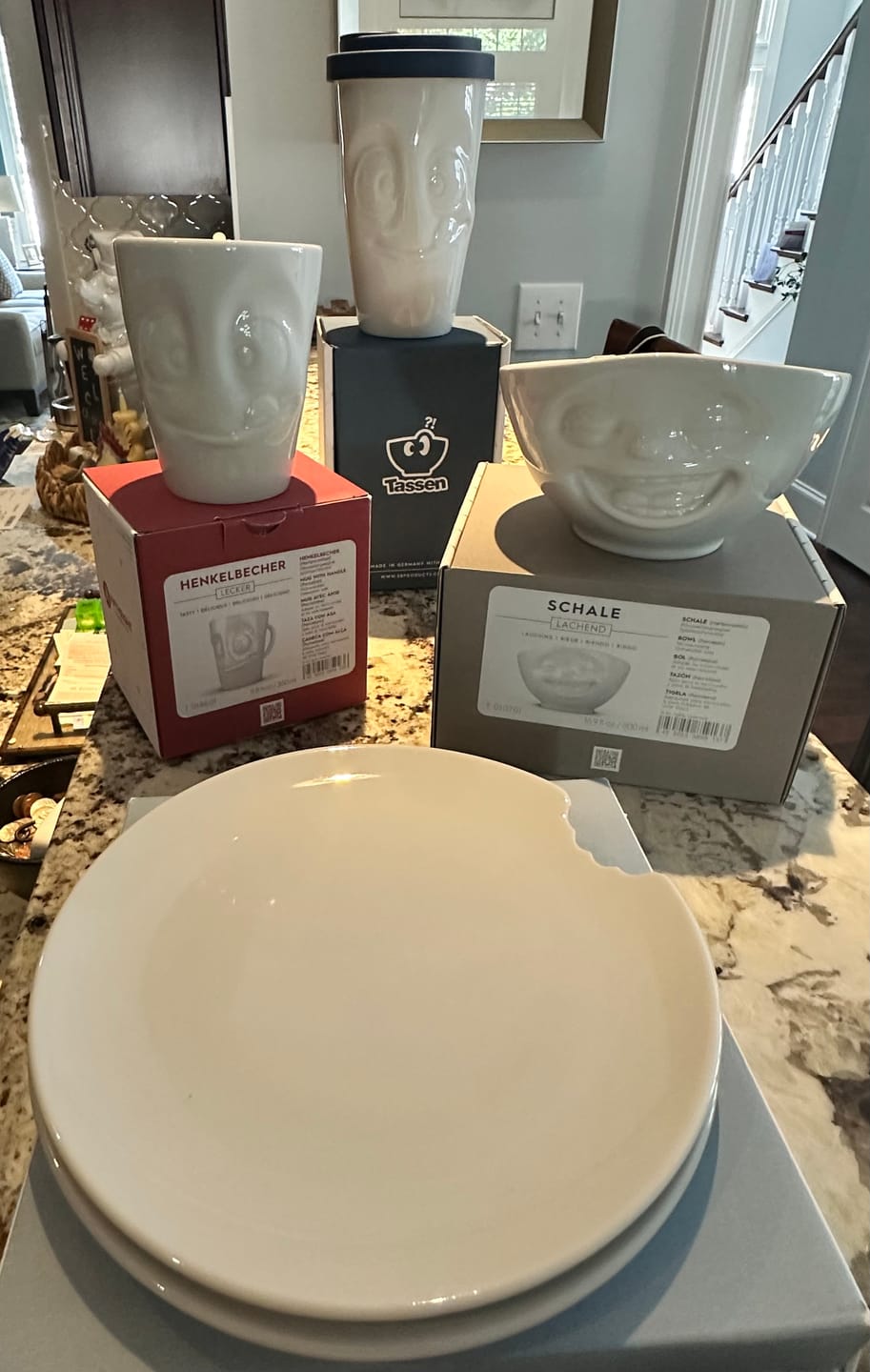 Customer photo review of Coffee Mug with Handle, Tasty Face