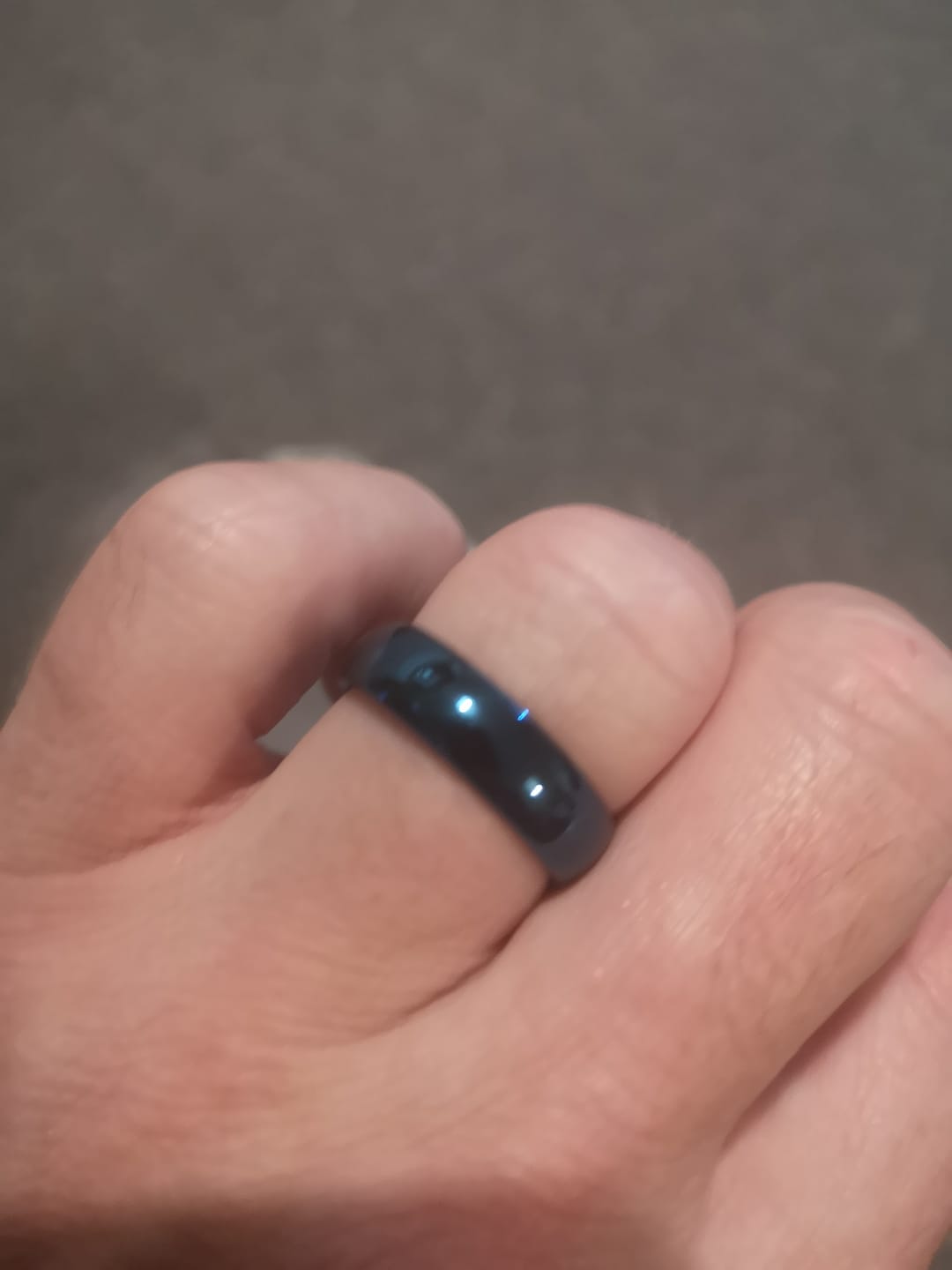 Customer photo review of Engrave Your Ring