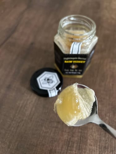 Customer photo review of Raw Northern Irish Honey | Nightingale Nectar