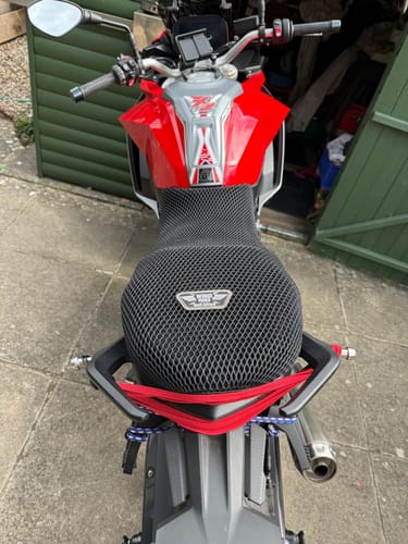 Customer photo review of Wind Rider Seat Cover