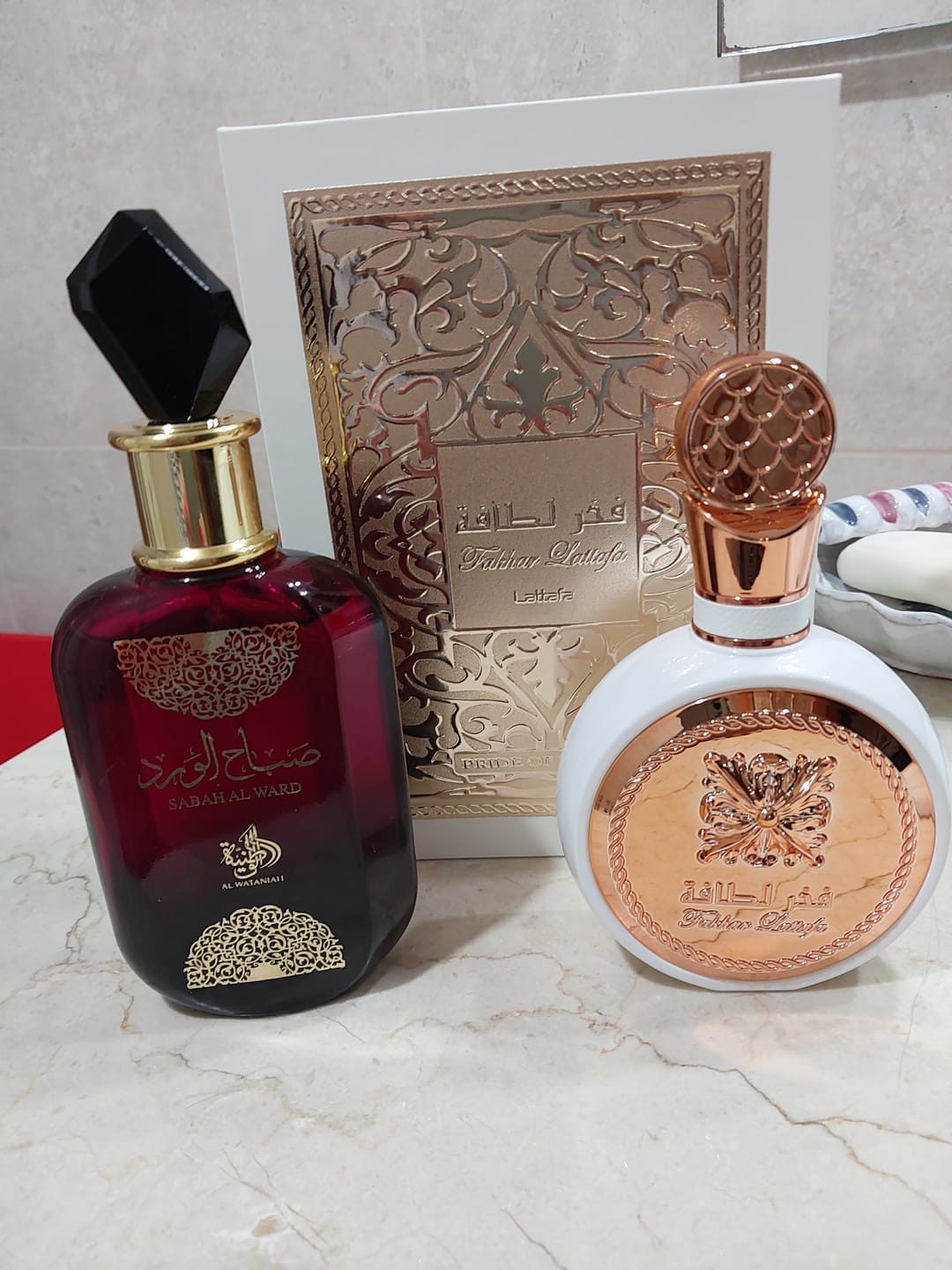 Customer photo review of PERFUME FAKHAR ROSE LATTAFA - 100 ML