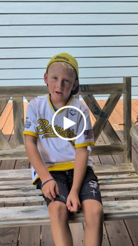 Customer photo review of Joshua 1:9 'Lion' Youth Performance Shorts