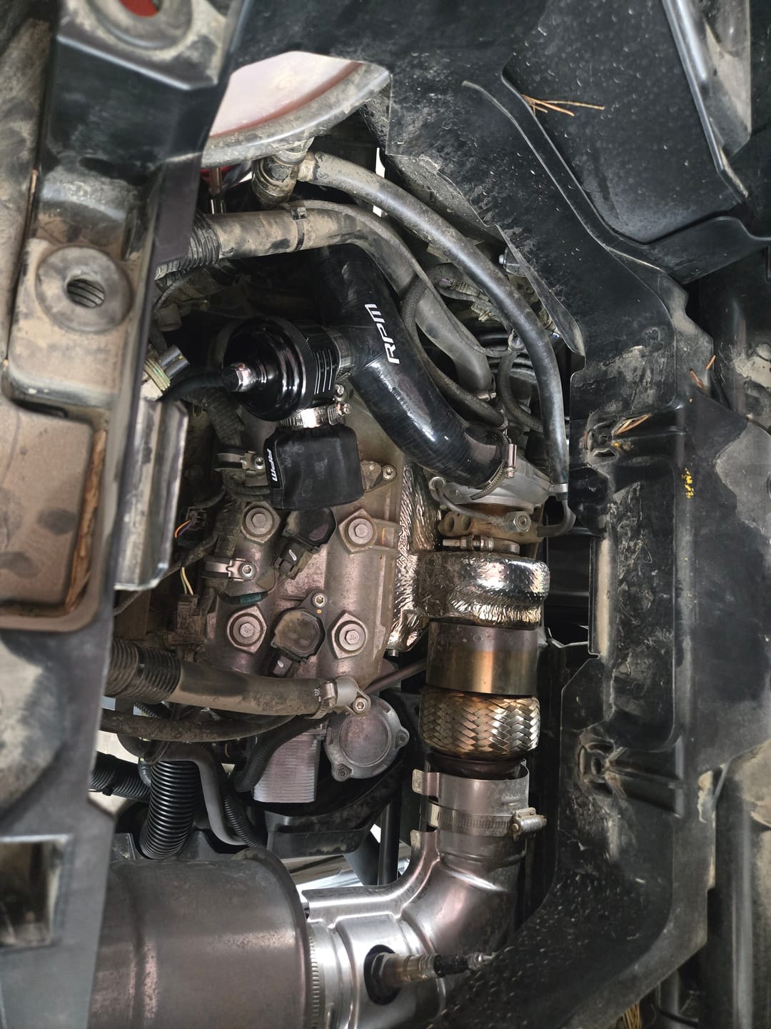 Customer photo review of RPM 120hp & 135hp Base Maverick Turbo X3 BOV Blow Off Valve Kit