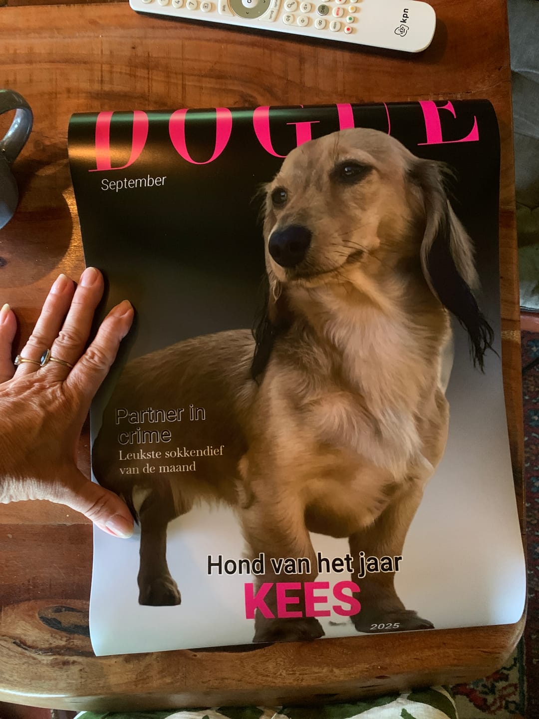 Customer photo review of Dogue - Gepersonaliseerde Poster