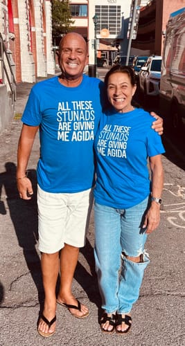 Customer photo review of All These Stunads Giving Me Agida T-Shirt