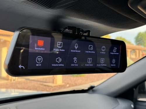 Customer photo review of Universal Bracket for Mirror Dash Camera